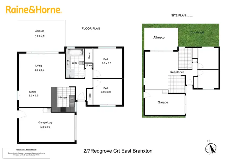 Floorplan of Homely villa listing, 2/7 Redgrove Court, East Branxton NSW 2335