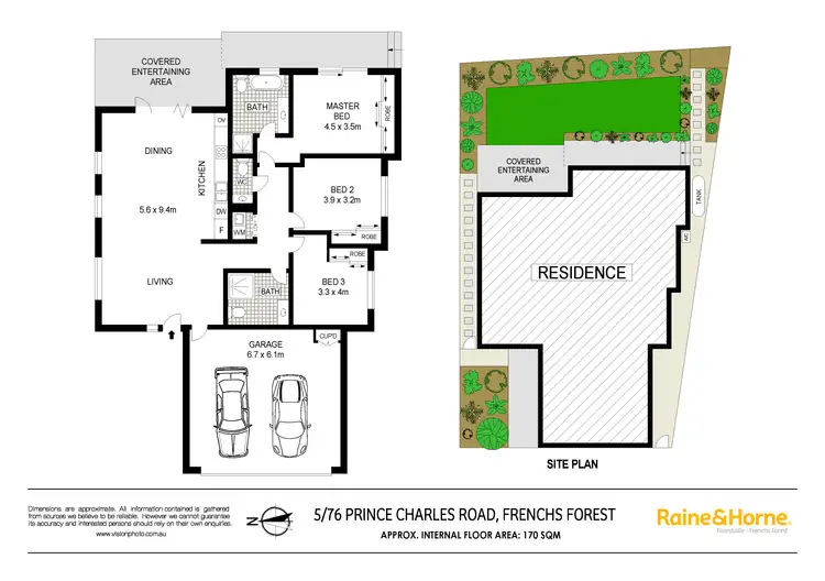 Floorplan of Homely house listing, 5/76 Prince Charles Road, Frenchs Forest NSW 2086
