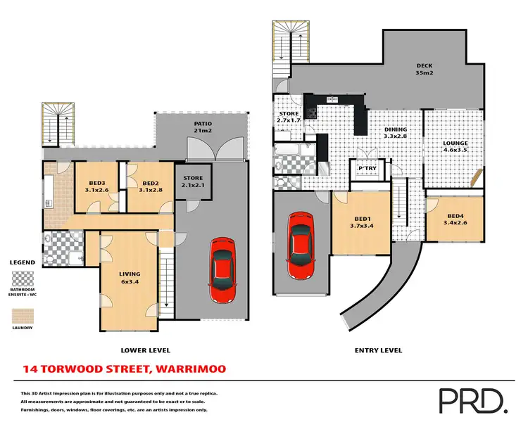 Floorplan of Homely house listing, 14 Torwood Street, Warrimoo NSW 2774