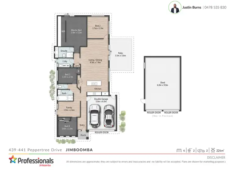 Floorplan of Homely house listing, 439-441 Peppertree Drive, Jimboomba QLD 4280