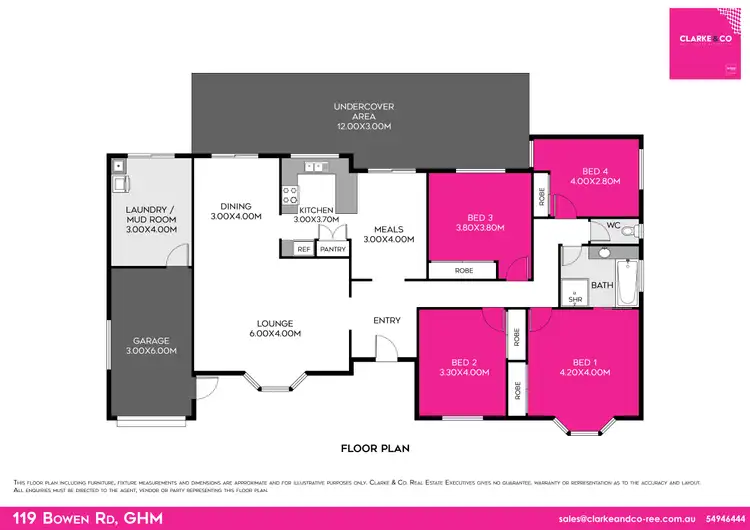 Floorplan of Homely house listing, 119 Bowen Road, Glass House Mountains QLD 4518