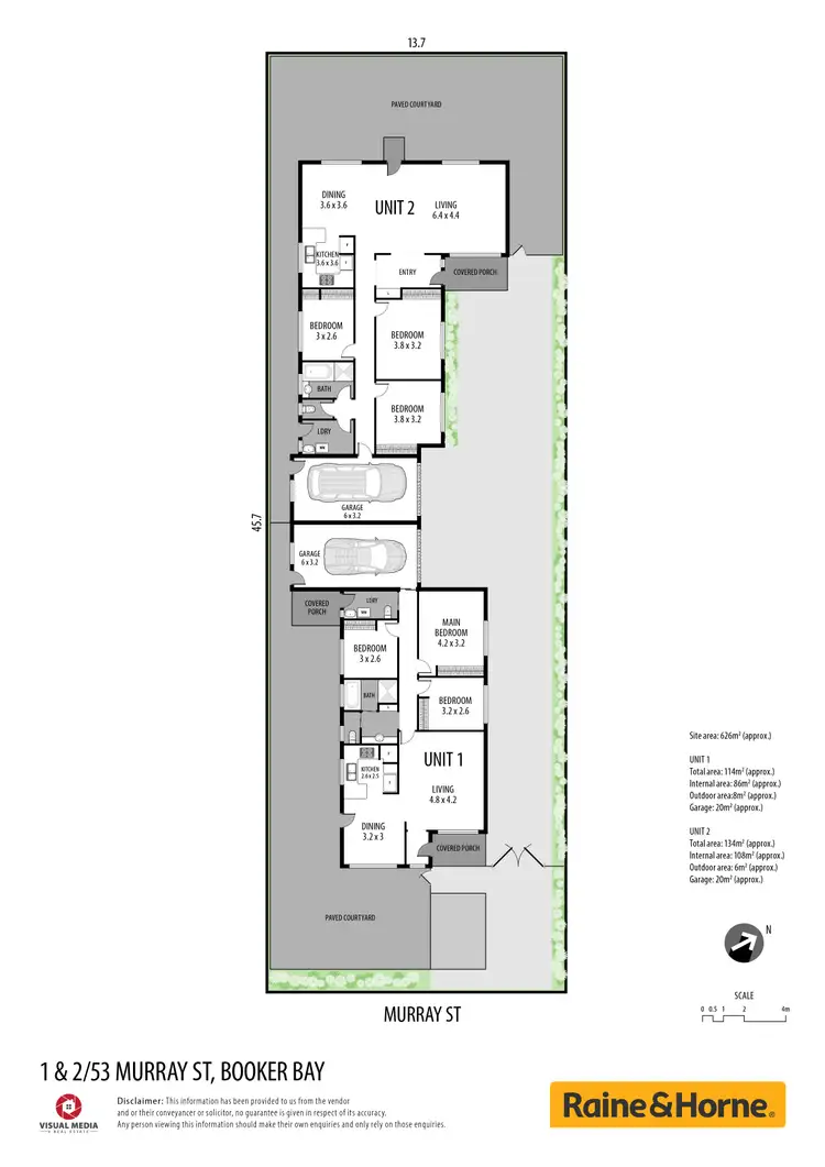 Floorplan of Homely villa listing, 53 Murray Street, Booker Bay NSW 2257