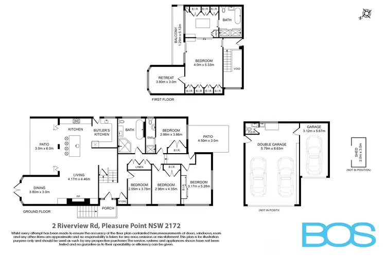 Floorplan of Homely house listing, 2 Riverview Road, Pleasure Point NSW 2172