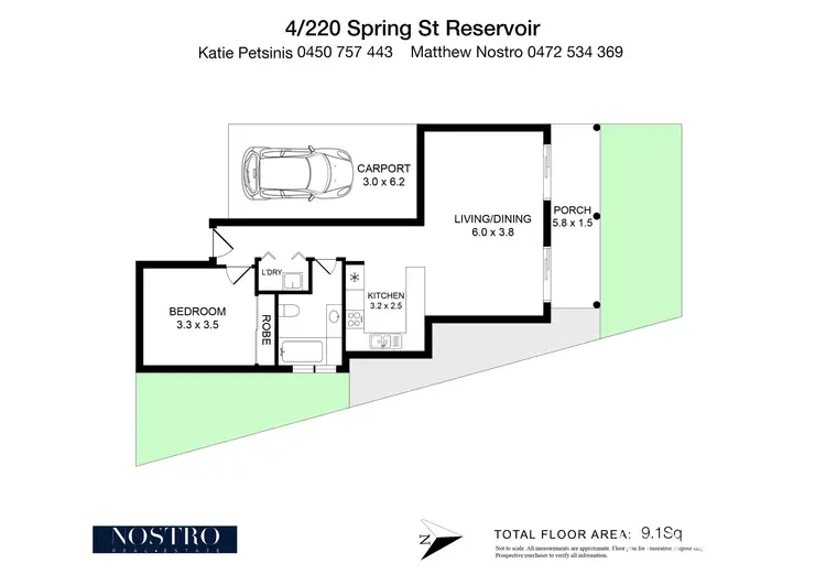 Floorplan of Homely unit listing, 4/220 Spring Street, Reservoir VIC 3073