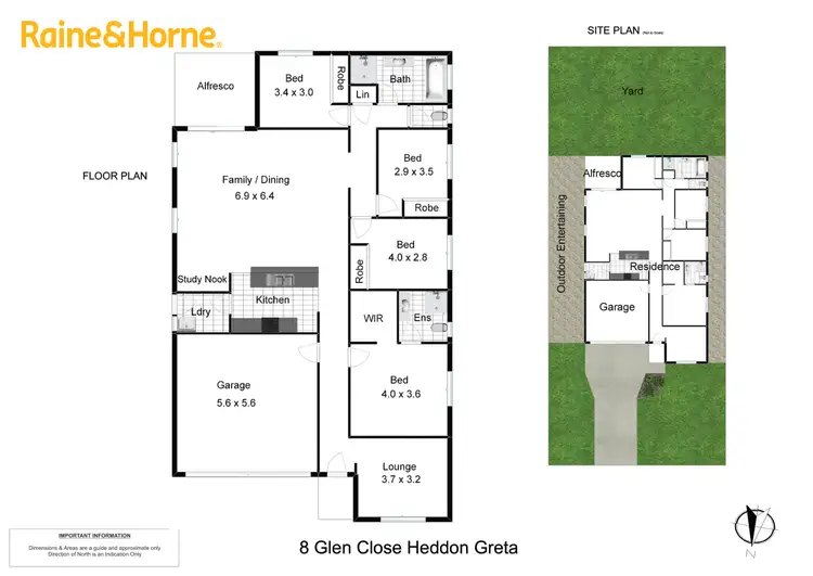 Floorplan of Homely house listing, 8 Glen Close, Heddon Greta NSW 2321
