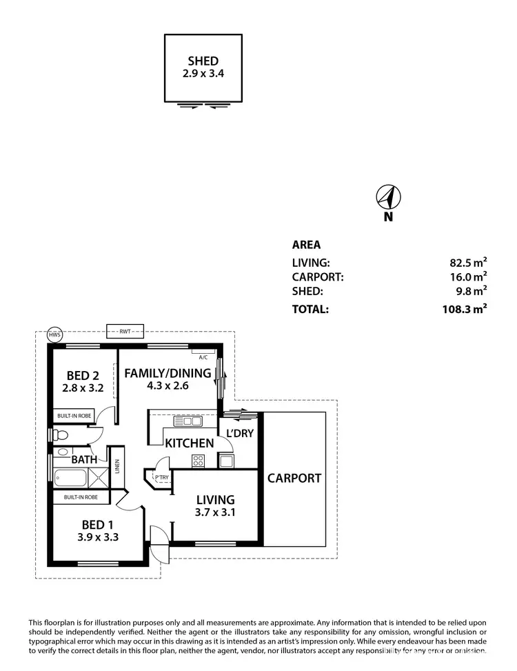 Floorplan of Homely house listing, 12A Edward Street, Strathalbyn SA 5255