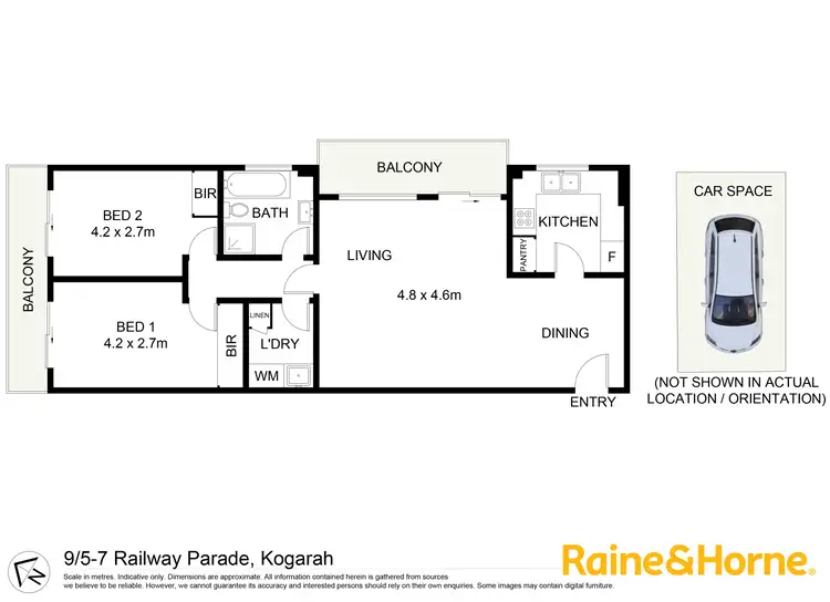 Floorplan of Homely unit listing, 9/5-7 Railway Street, Kogarah NSW 2217