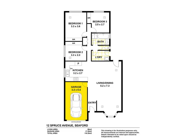 Floorplan of Homely house listing, 12 Spruce Avenue, Seaford SA 5169