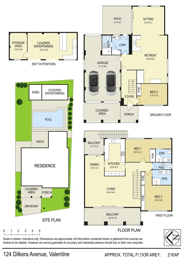 Floorplan of Homely house listing, 124 Dilkera Avenue, Valentine NSW 2280