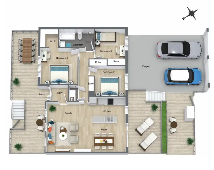 Floorplan of Homely house listing, 7 Murrjinelle Circuit, Bonner ACT 2914