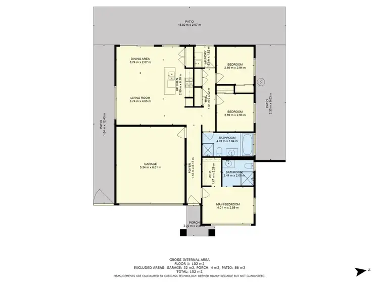 Floorplan of Homely house listing, 21 Golden Banksia Drive, Officer VIC 3809