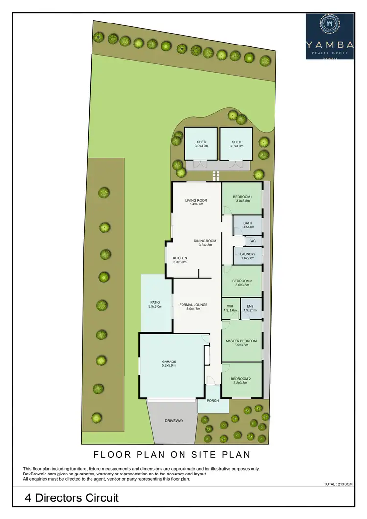 Floorplan of Homely house listing, 4 Directors Circuit, Jones Hill QLD 4570
