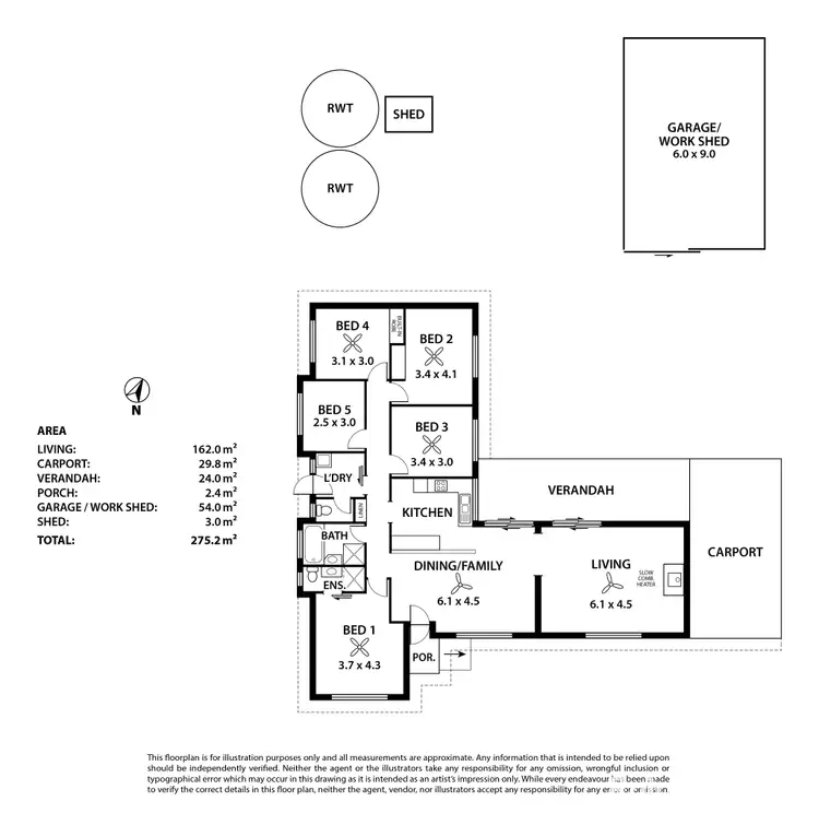 Floorplan of Homely house listing, 17 Kennedy Crescent, Strathalbyn SA 5255