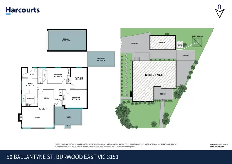 Floorplan of Homely house listing, 50 Ballantyne Street, Burwood East VIC 3151