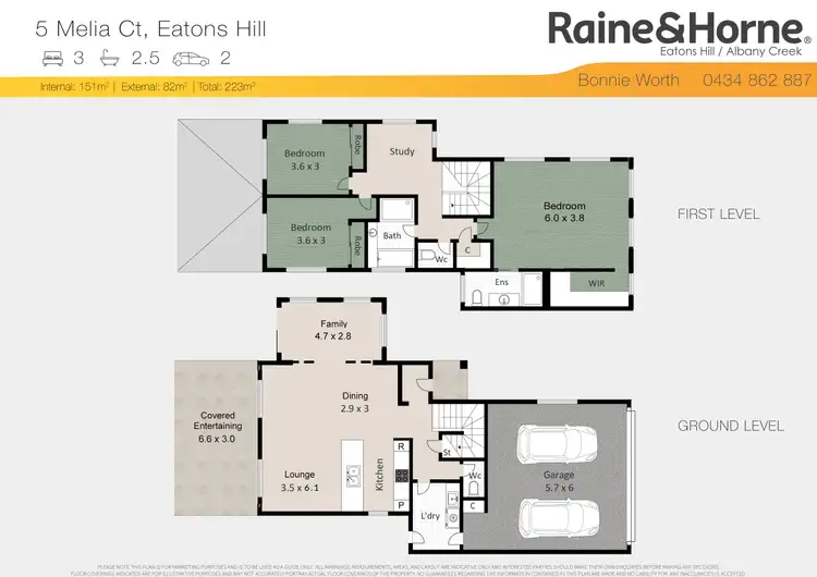 Floorplan of Homely house listing, 5 Melia Court, Eatons Hill QLD 4037