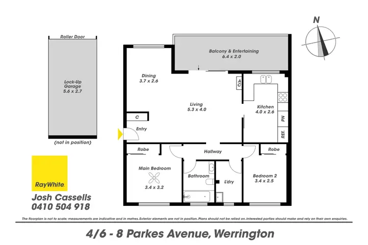 Floorplan of Homely unit listing, 4/6-8 Parkes Avenue, Werrington NSW 2747