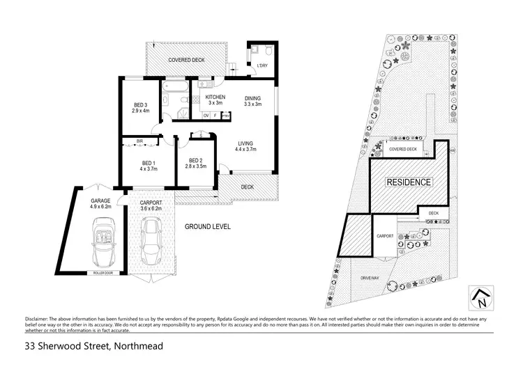 Floorplan of Homely house listing, 33 Sherwood Street, Northmead NSW 2152