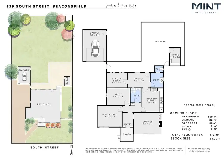 Floorplan of Homely house listing, 239 South Street, Beaconsfield WA 6162