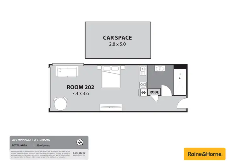 Floorplan of Homely apartment listing, 28/2 Minnamurra Street, Kiama NSW 2533