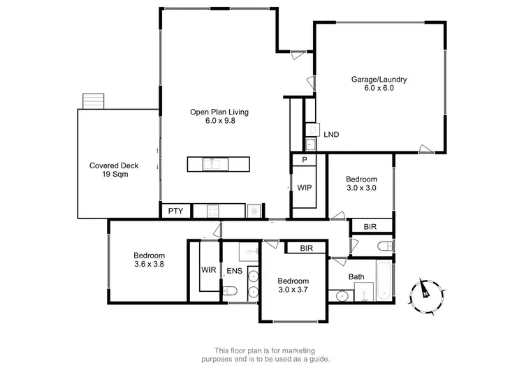 Floorplan of Homely house listing, 10 Dominique Way, Rokeby TAS 7019