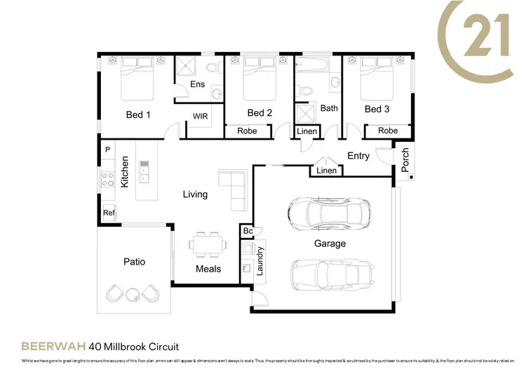Floorplan of Homely house listing, 40 Millbrook Circuit, Beerwah QLD 4519