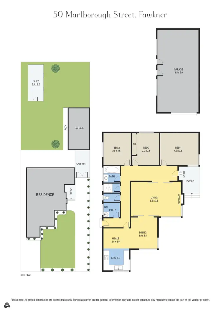 Floorplan of Homely house listing, 50 Marlborough Street, Fawkner VIC 3060