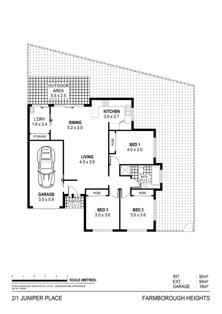 Floorplan of Homely villa listing, 2/1 Juniper Place, Farmborough Heights NSW 2526