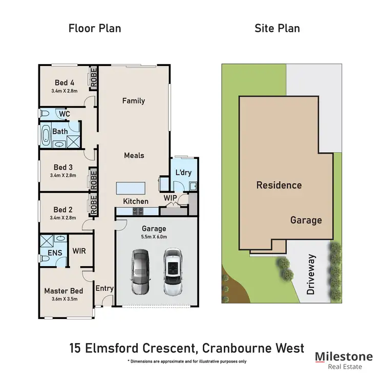 Floorplan of Homely house listing, 15 Elmsford Crescent, Cranbourne West VIC 3977