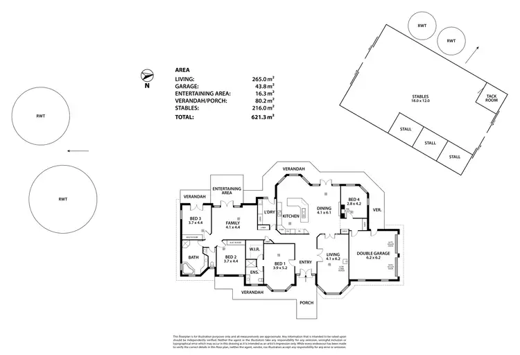 Floorplan of Homely rural property listing, 2630 Greenhill Road, Balhannah SA 5242