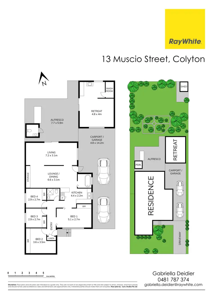 Floorplan of Homely house listing, 13 Muscio Street, Colyton NSW 2760