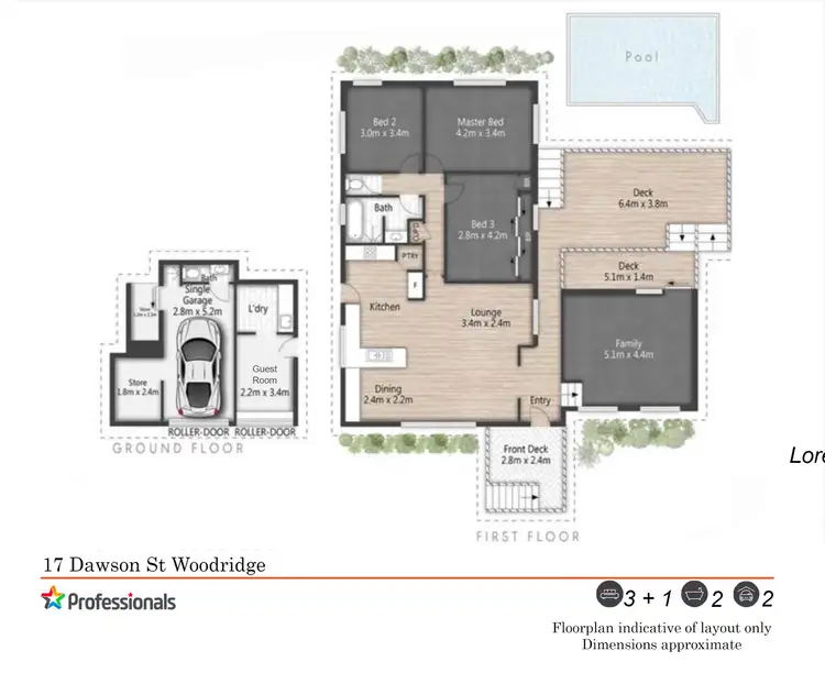 Floorplan of Homely house listing, 17 Dawson Street, Woodridge QLD 4114