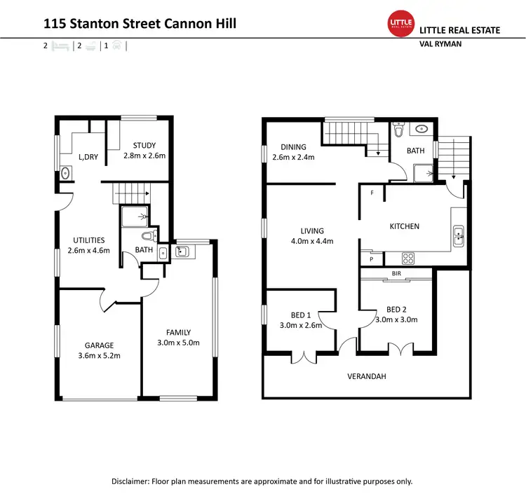 Floorplan of Homely house listing, 115 Stanton Street, Cannon Hill QLD 4170