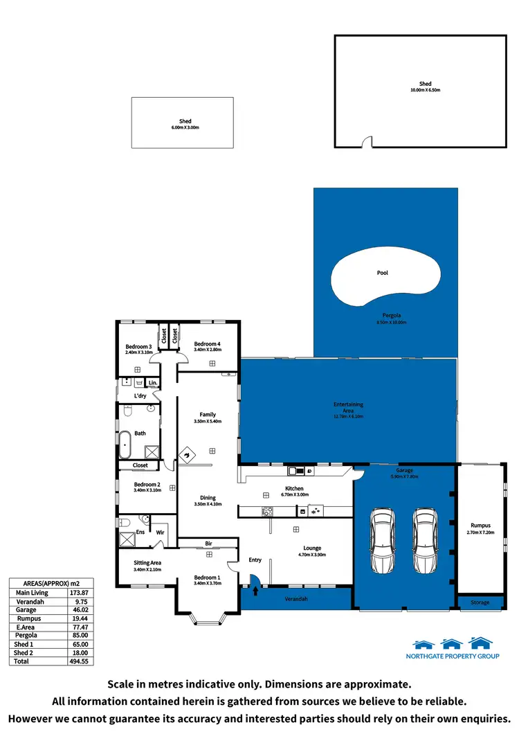 Floorplan of Homely house listing, 8 Orietta Ct, Angle Vale SA 5117