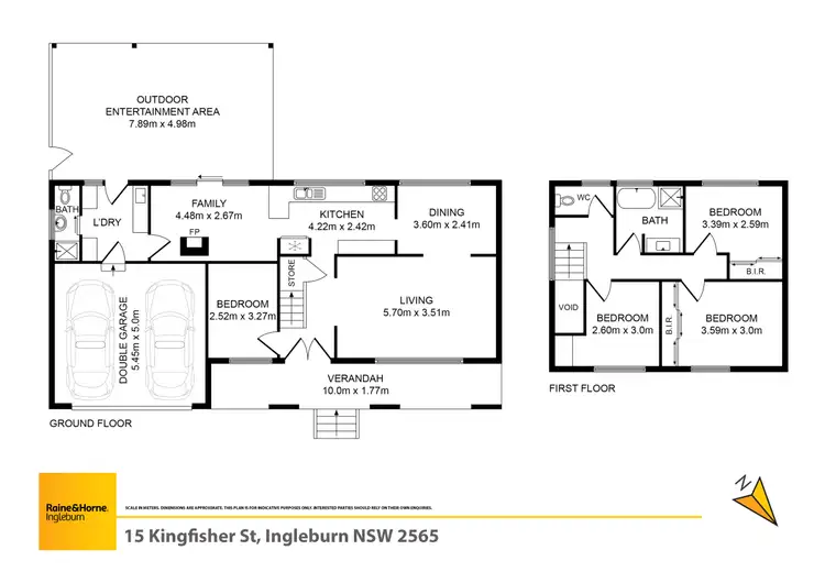 Floorplan of Homely house listing, 15 Kingfisher Street, Ingleburn NSW 2565