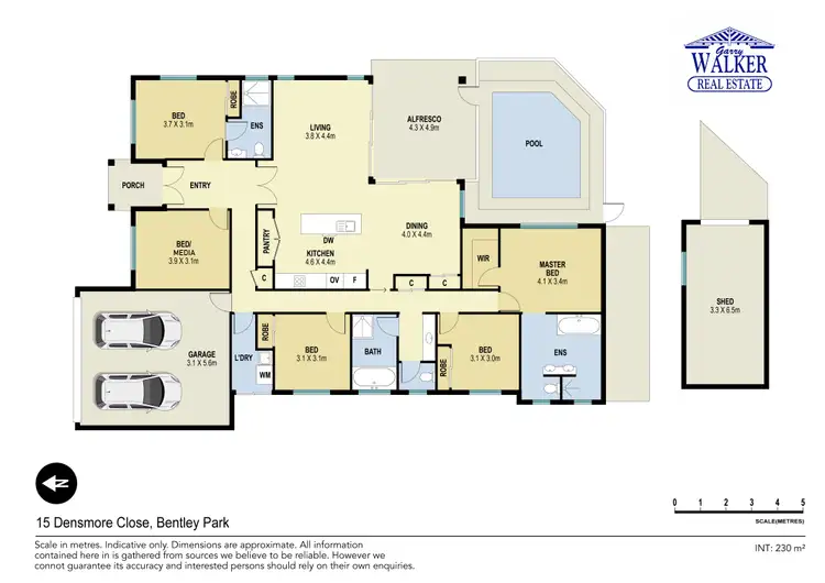 Floorplan of Homely house listing, 15 Densmore Close, Bentley Park QLD 4869