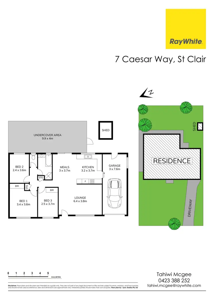 Floorplan of Homely house listing, 7 Caesar Way, St Clair NSW 2759