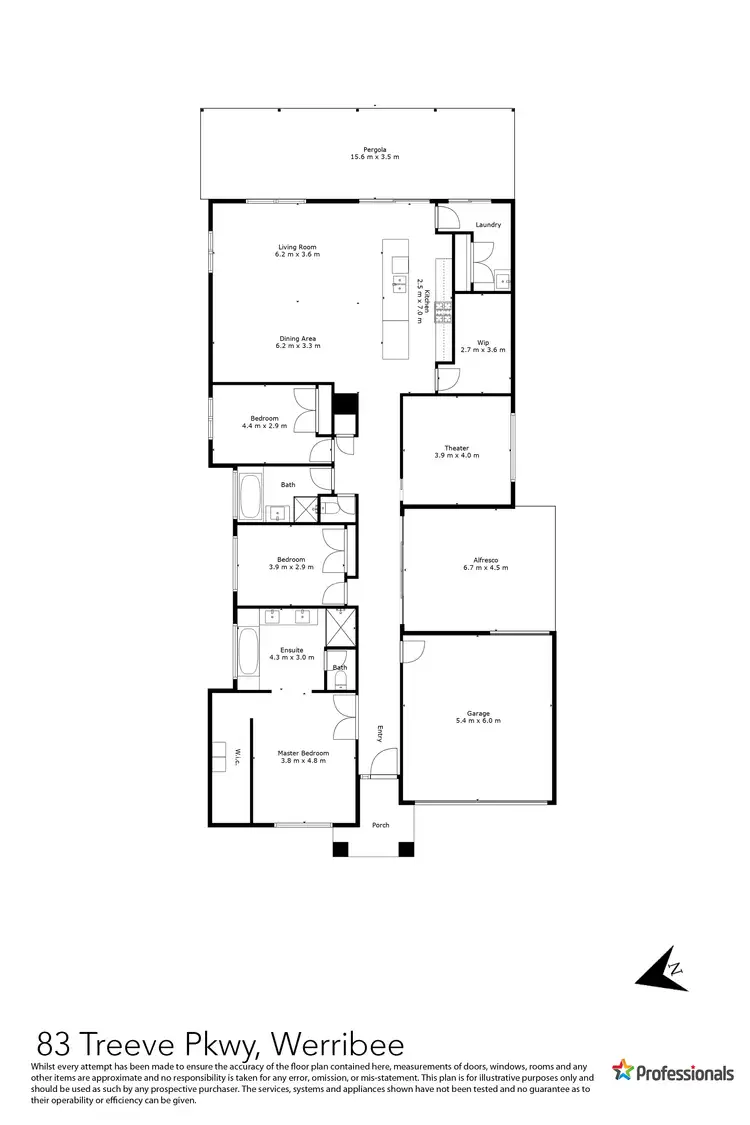 Floorplan of Homely house listing, 83 Treeve Parkway, Werribee VIC 3030