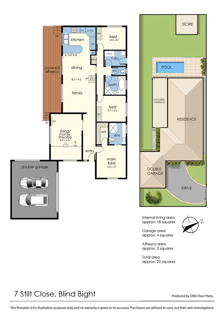 Floorplan of Homely house listing, 7 Stilt Close, Blind Bight VIC 3980