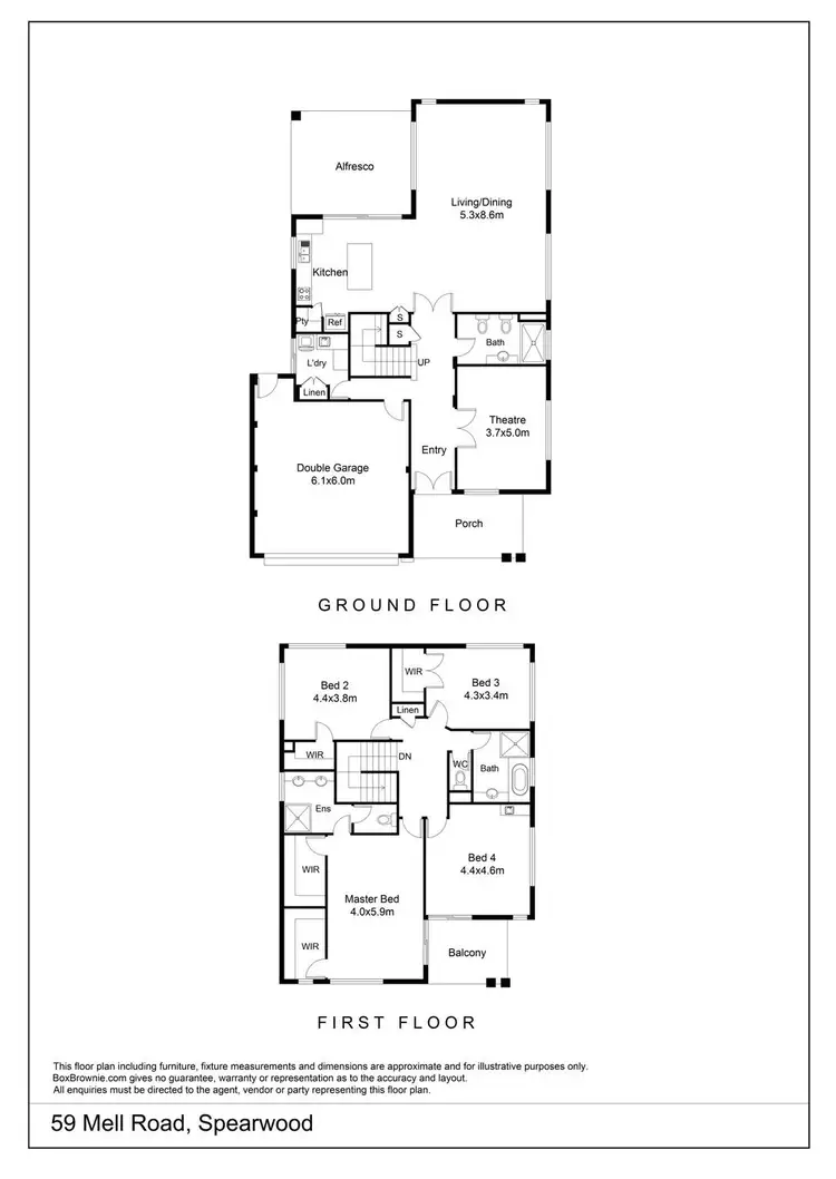 Floorplan of Homely house listing, 59 Mell Road, Spearwood WA 6163