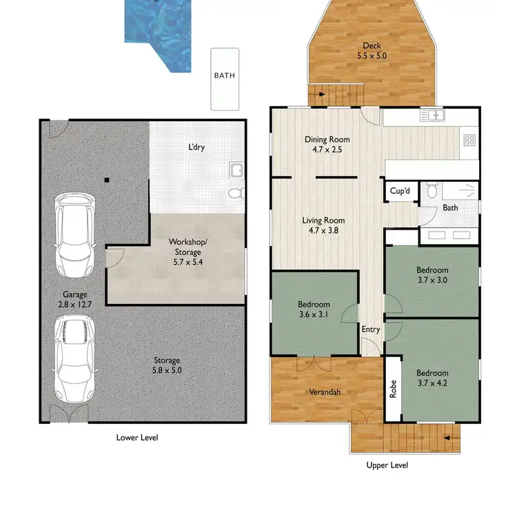 Floorplan of Homely house listing, 15 Grove Street, Albion QLD 4010