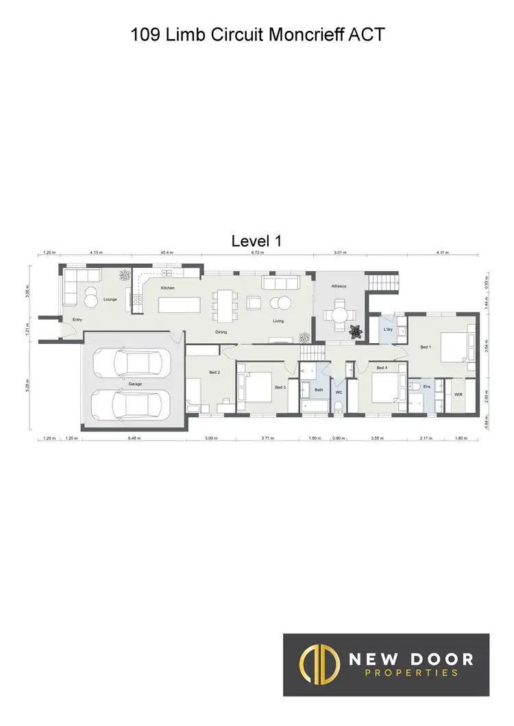 Floorplan of Homely house listing, 109 Limb Circuit, Moncrieff ACT 2914