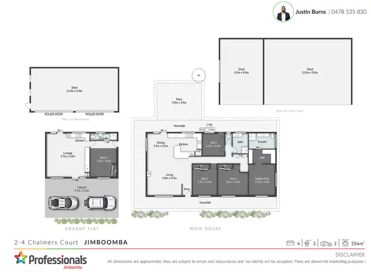 Floorplan of Homely house listing, 2-4 Chalmers Court, Jimboomba QLD 4280