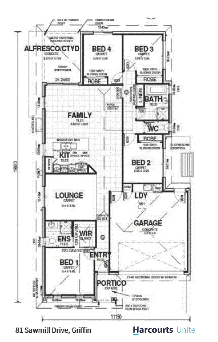 Floorplan of Homely house listing, 81 Sawmill Drive, Griffin QLD 4503