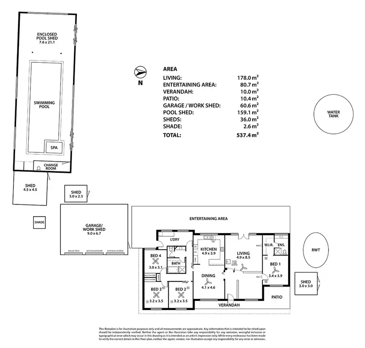 Floorplan of Homely house listing, 1400 Lobethal Road, Forest Range SA 5139