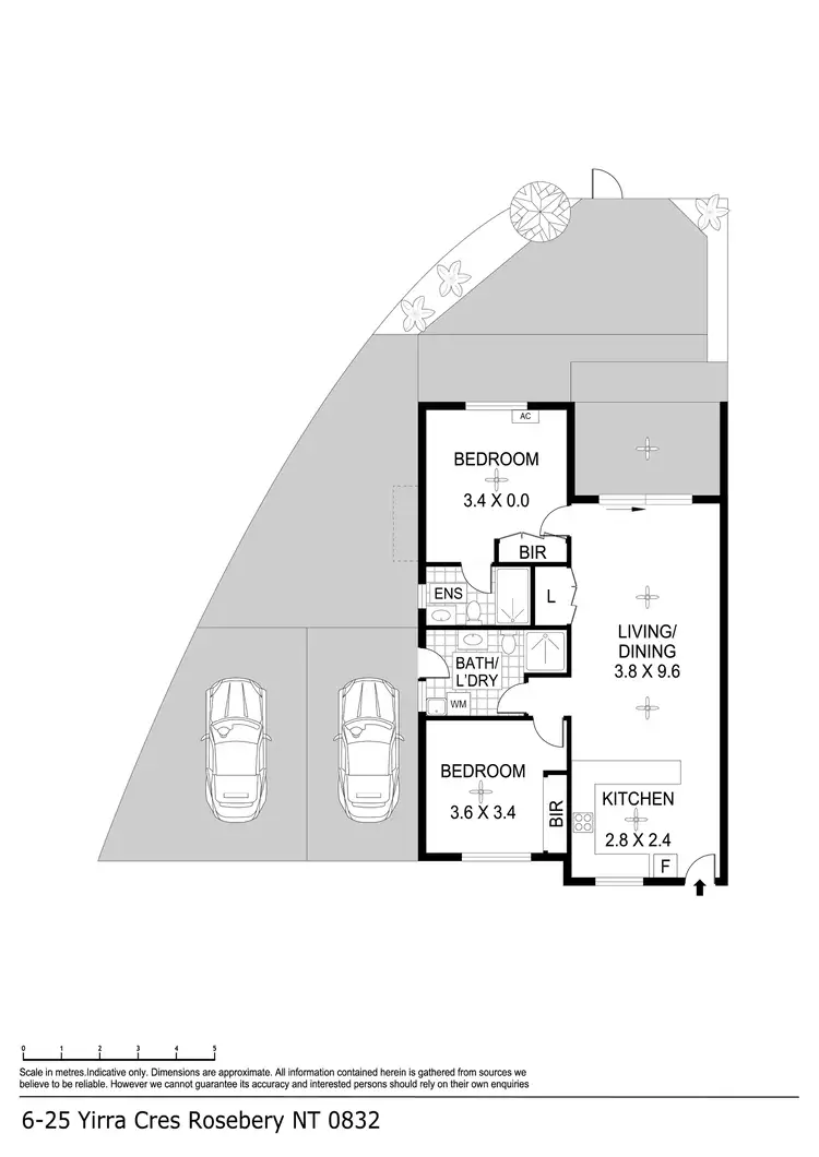 Floorplan of Homely house listing, 6/25 Yirra Crescent, Rosebery NT 832