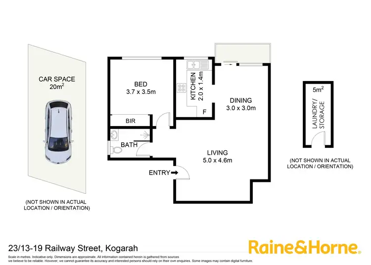 Floorplan of Homely unit listing, 23/13-19 Railway Street, Kogarah NSW 2217