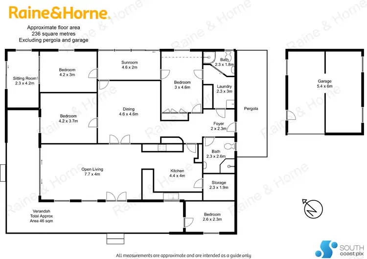 Floorplan of Homely house listing, 1 Bronte Crescent, Sunshine Bay NSW 2536