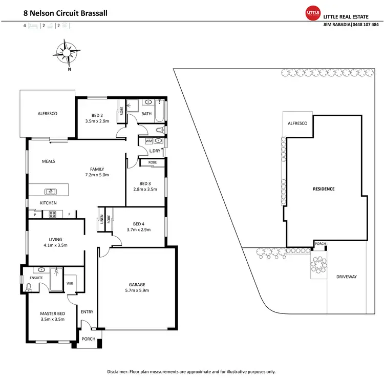Floorplan of Homely house listing, 8 Nelson Circuit, Brassall QLD 4305