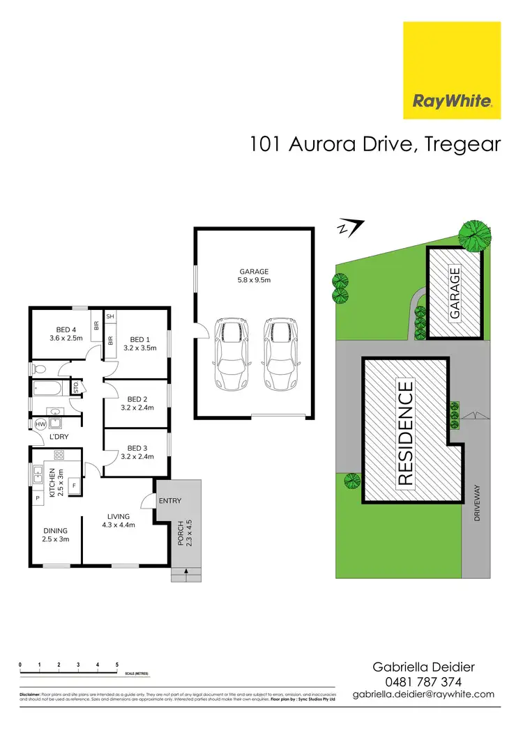 Floorplan of Homely house listing, 101 Aurora Drive, Tregear NSW 2770