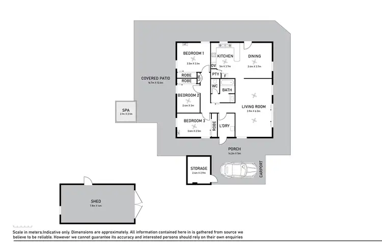 Floorplan of Homely house listing, 57 Union Terrace, Wulagi NT 812